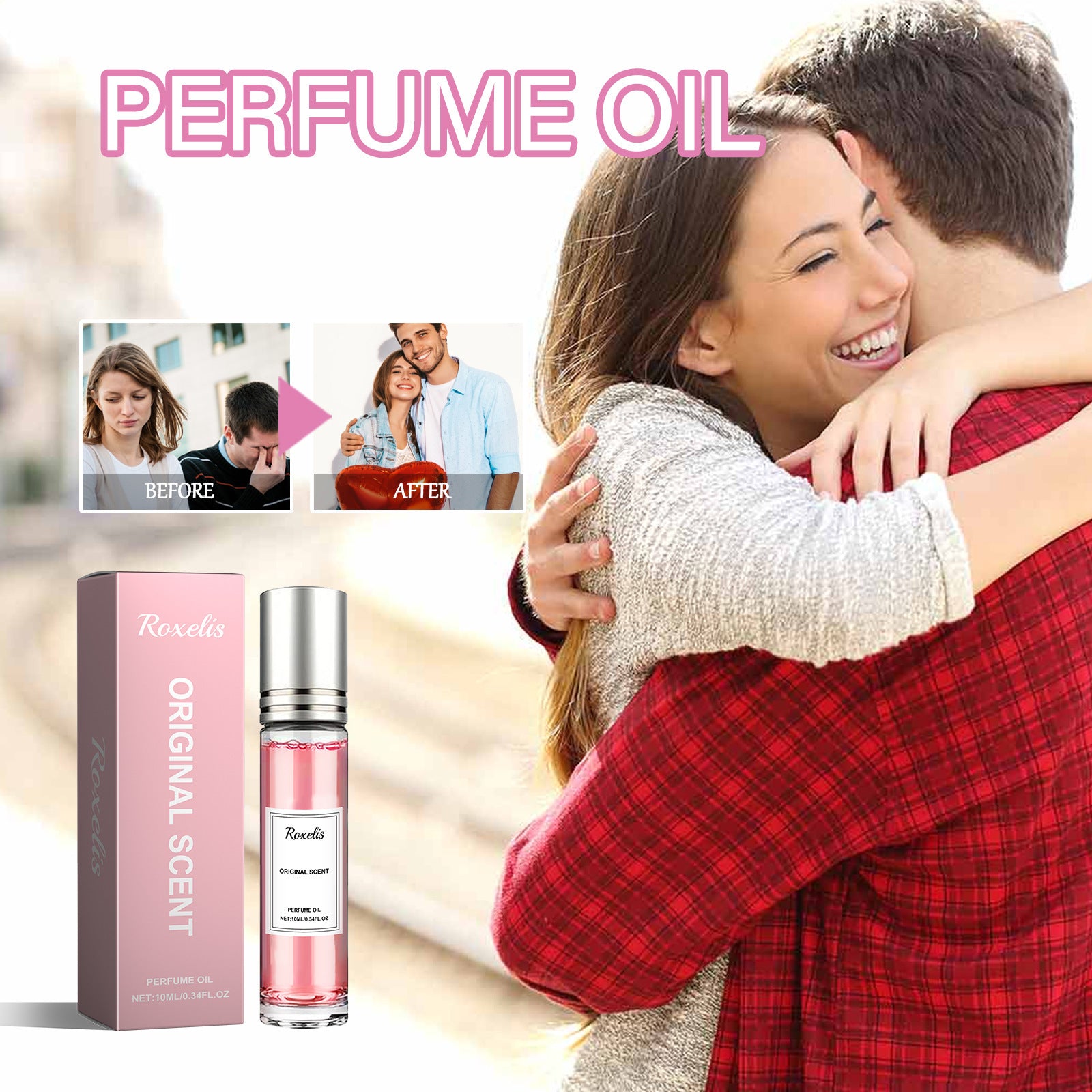 Pheromone Rose Perfume | Floral Niche Fragrance with Jasmine & Pomegranate 10ml