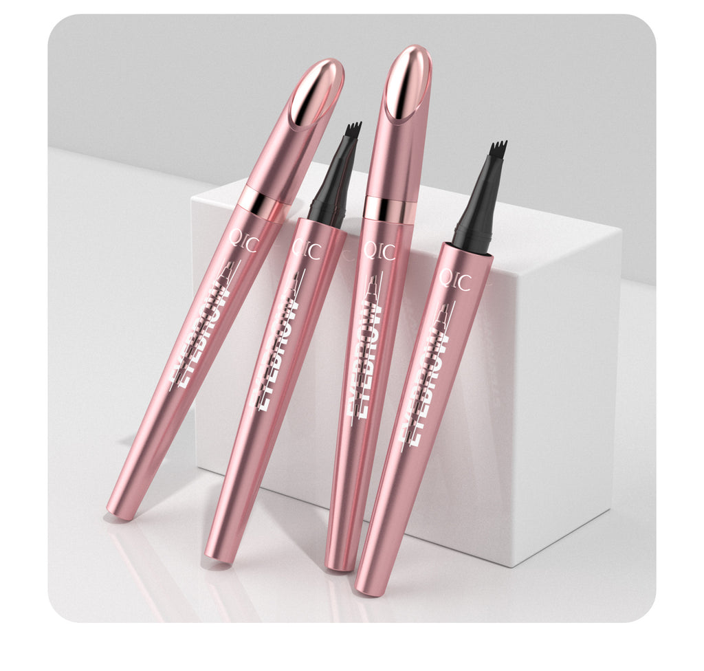 Waterproof Four-Fork Liquid Eyebrow Pencil | Long-Lasting Natural Brow Filler
