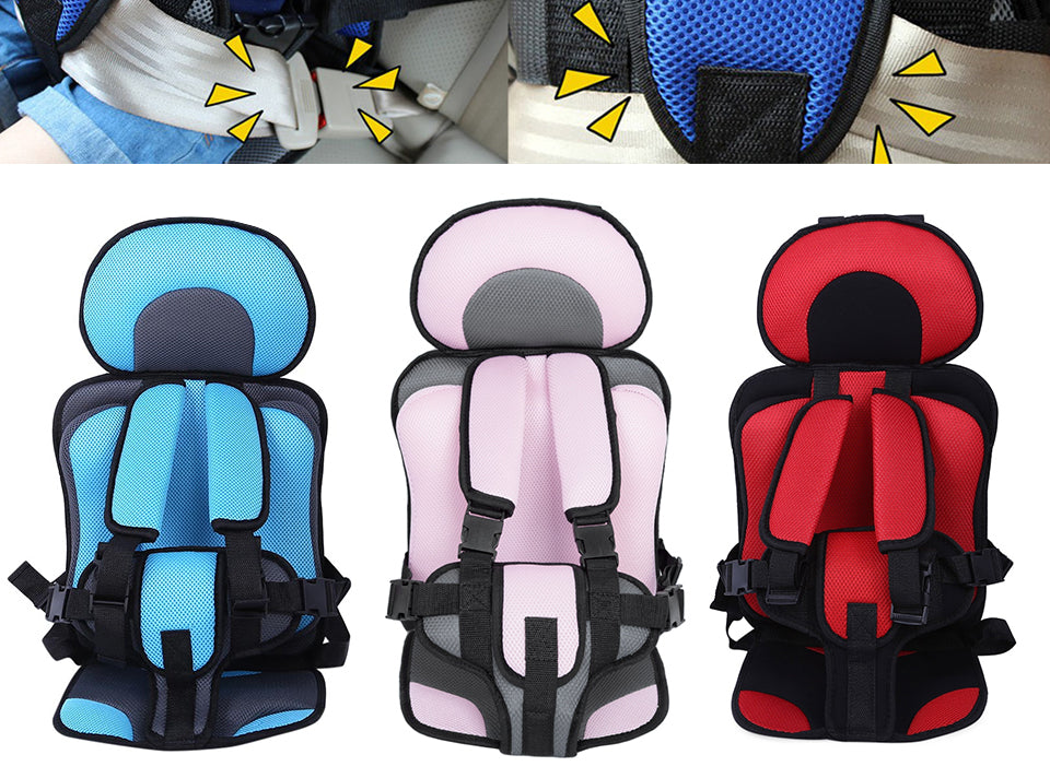 Kids Car Safety Seat with 5-Point Harness – Ages 3–12