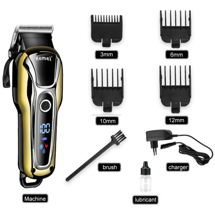 KEMEI Professional Rechargeable Hair Clipper & Beard Trimmer