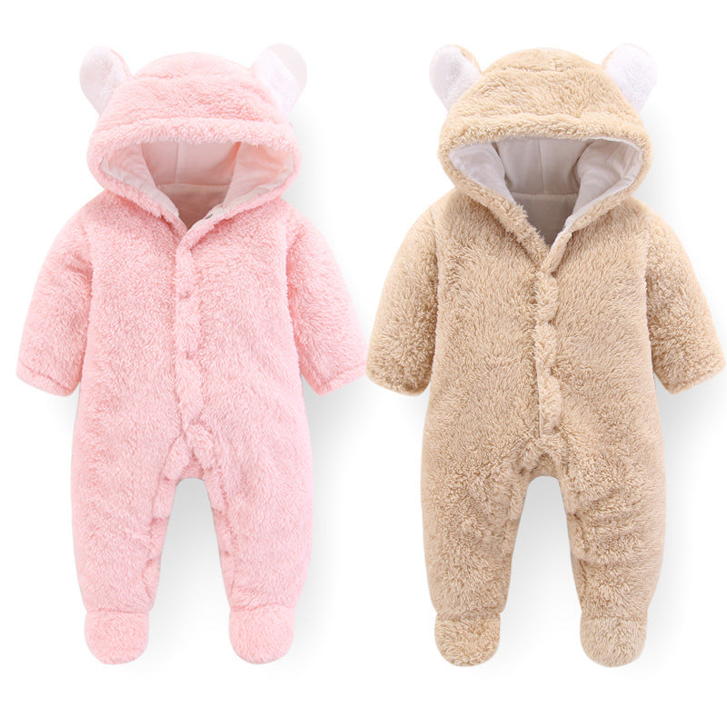 Baby Romper Jumpsuit – Newborn to 12 Months (4 Colors, 4 Sizes)