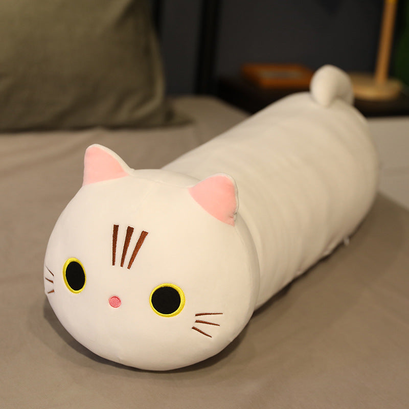 Cartoon Cat Plush Toy – Stuffed Animal Pillow Cushion (4 Colors, 5 Sizes)