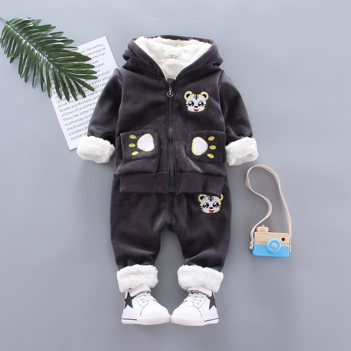 Kids Hooded Sports Tracksuit | Cotton 2-Piece Set for Boys & Girls