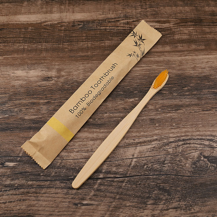 Natural Bamboo Toothbrush Set | Eco-Friendly Soft Charcoal Bristles