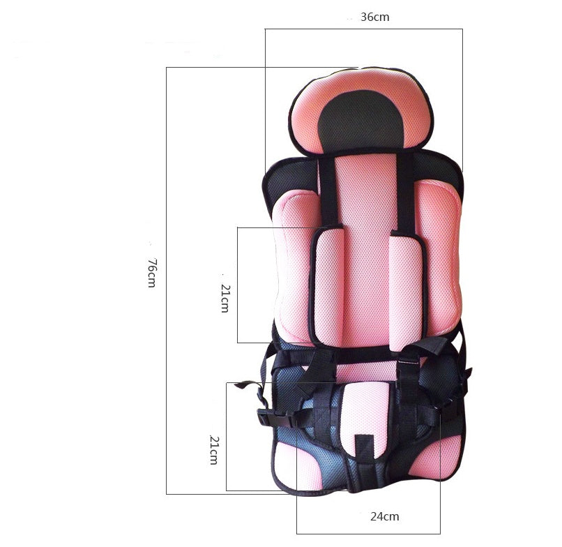 Kids Car Safety Seat with 5-Point Harness – Ages 3–12