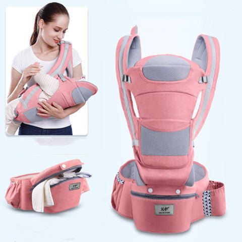 3-in-1 Ergonomic Baby Carrier with Hip Seat – 0 to 48 Months