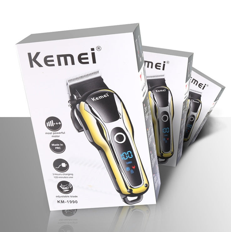 KEMEI Professional Rechargeable Hair Clipper & Beard Trimmer