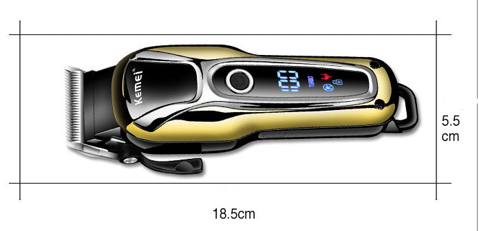 KEMEI Professional Rechargeable Hair Clipper & Beard Trimmer