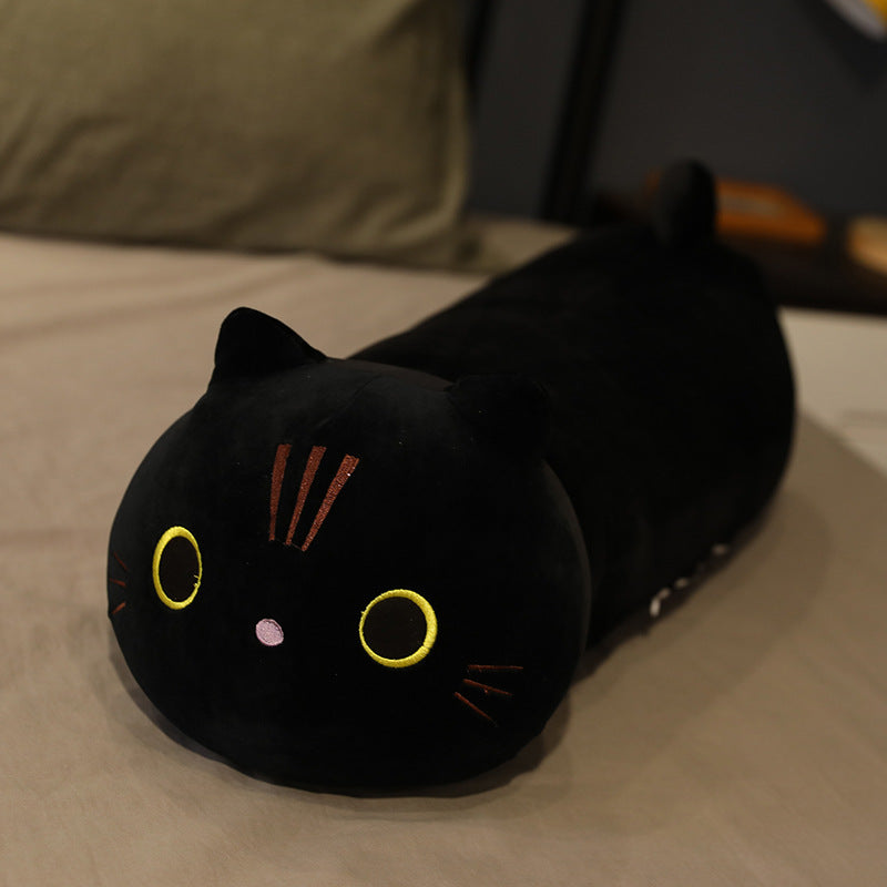 Cartoon Cat Plush Toy – Stuffed Animal Pillow Cushion (4 Colors, 5 Sizes)
