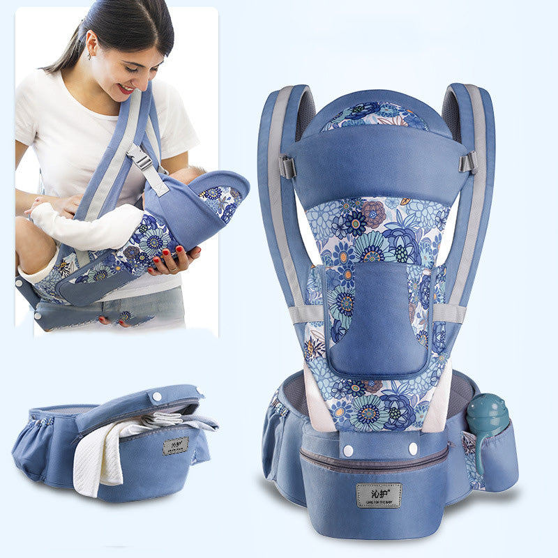 3-in-1 Ergonomic Baby Carrier with Hip Seat – 0 to 48 Months