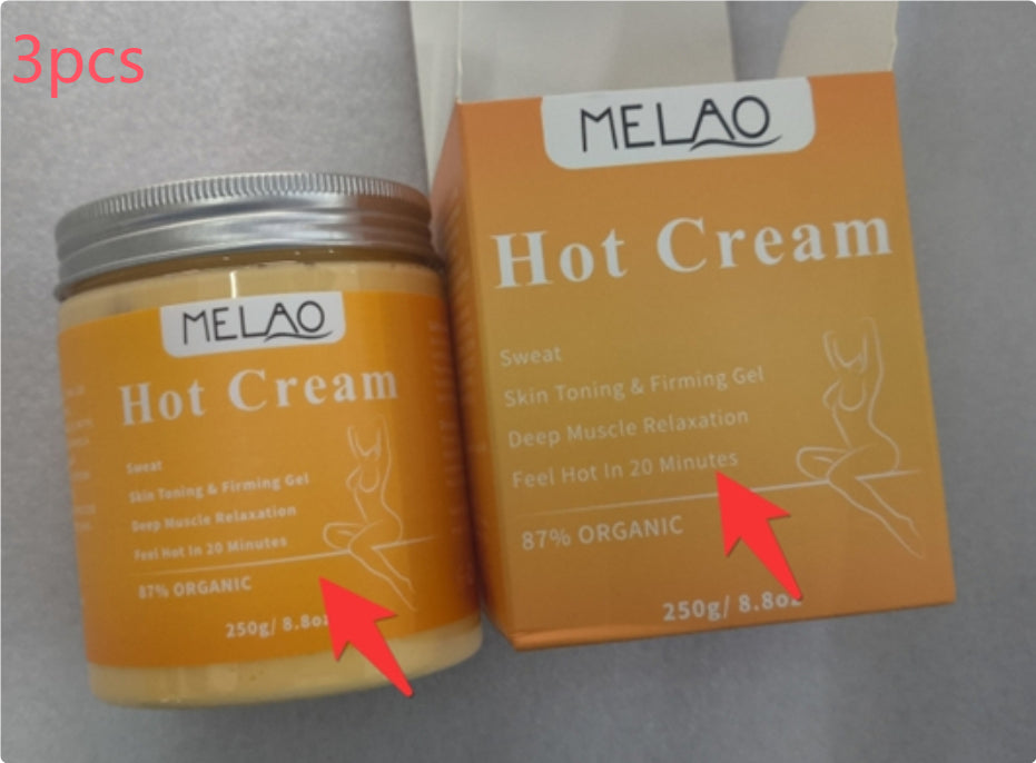 Fat Burner Anti-Cellulite Hot Cream | Slimming Body Gel with Natural Ingredients