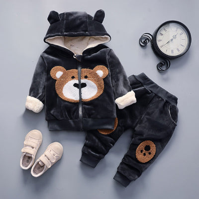 Kids Hooded Sports Tracksuit | Cotton 2-Piece Set for Boys & Girls