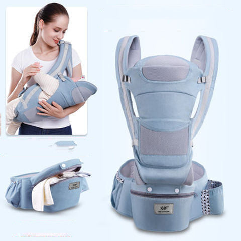 3-in-1 Ergonomic Baby Carrier with Hip Seat – 0 to 48 Months