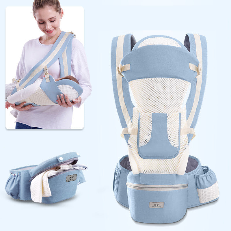 3-in-1 Ergonomic Baby Carrier with Hip Seat – 0 to 48 Months