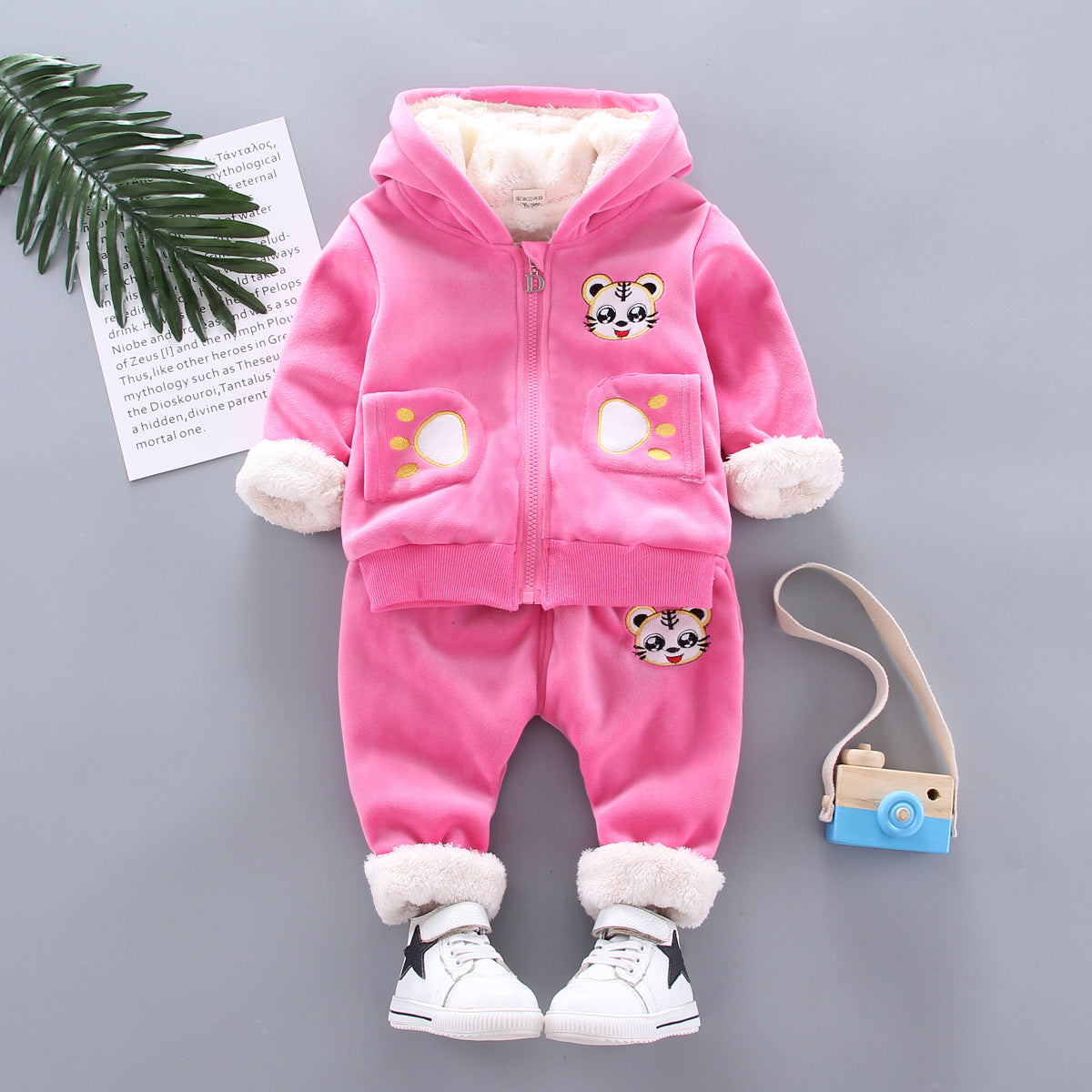 Kids Hooded Sports Tracksuit | Cotton 2-Piece Set for Boys & Girls