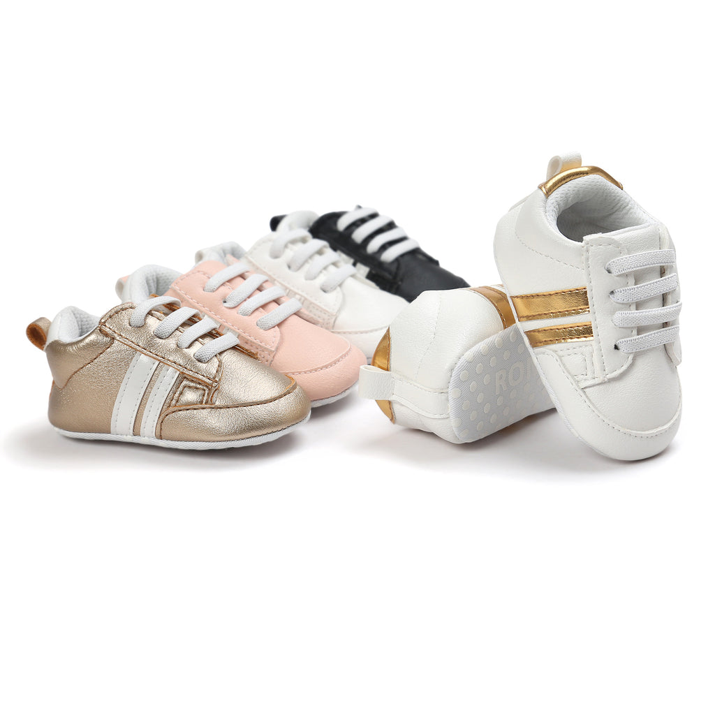 Baby & Toddler Moccasin Shoes – Soft PU Leather Non-Slip First Walkers (19 Styles, 3 Sizes)