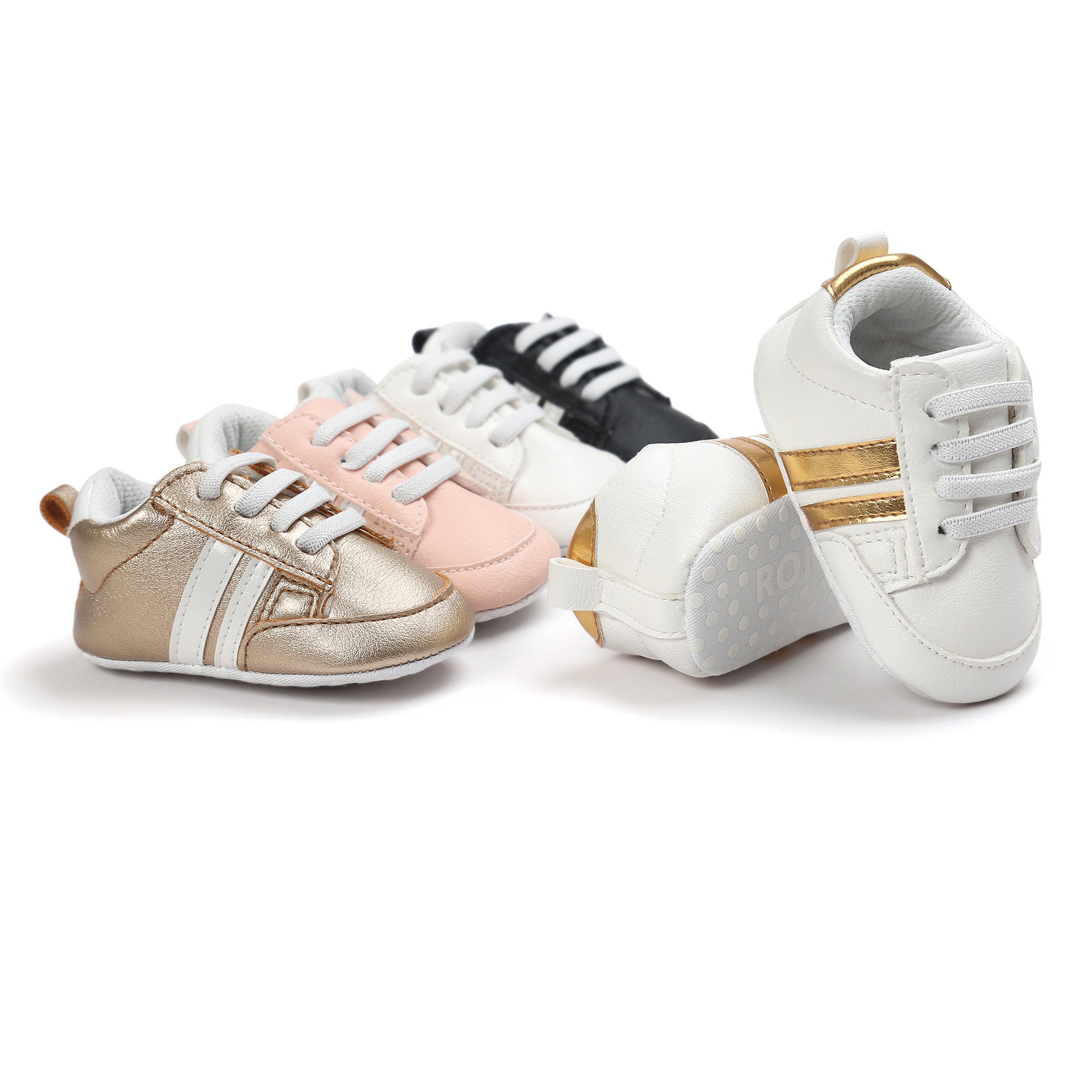 Baby & Toddler Moccasin Shoes – Soft PU Leather Non-Slip First Walkers (19 Styles, 3 Sizes)