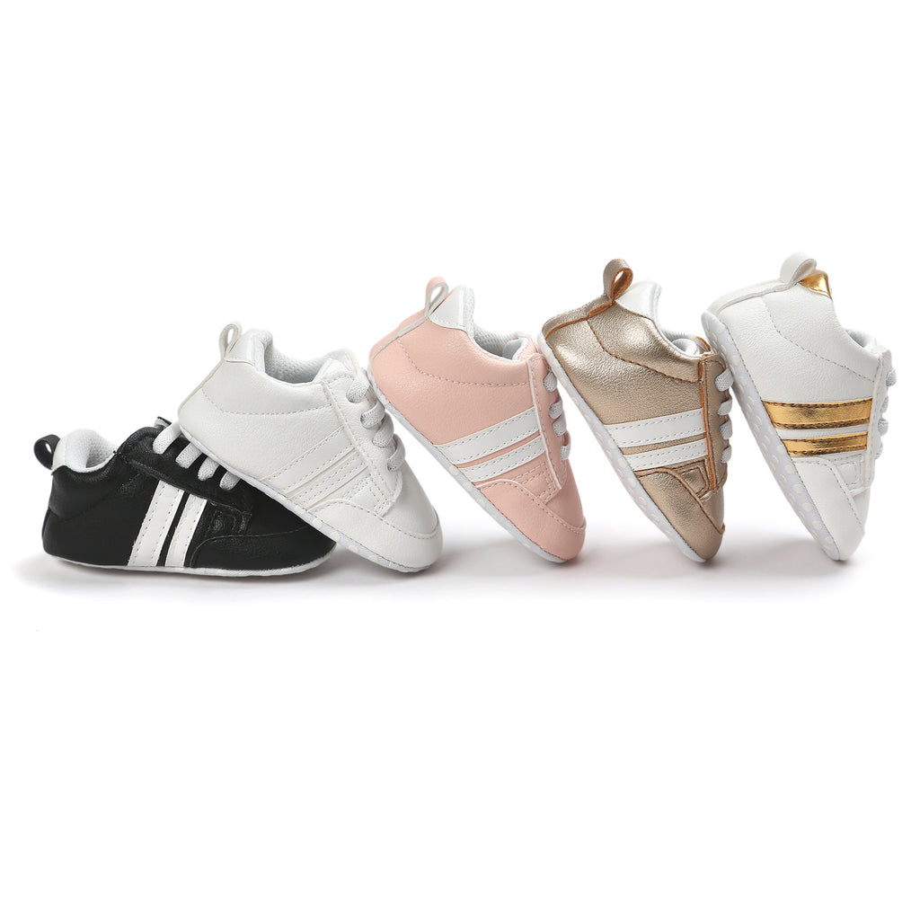 Baby & Toddler Moccasin Shoes – Soft PU Leather Non-Slip First Walkers (19 Styles, 3 Sizes)