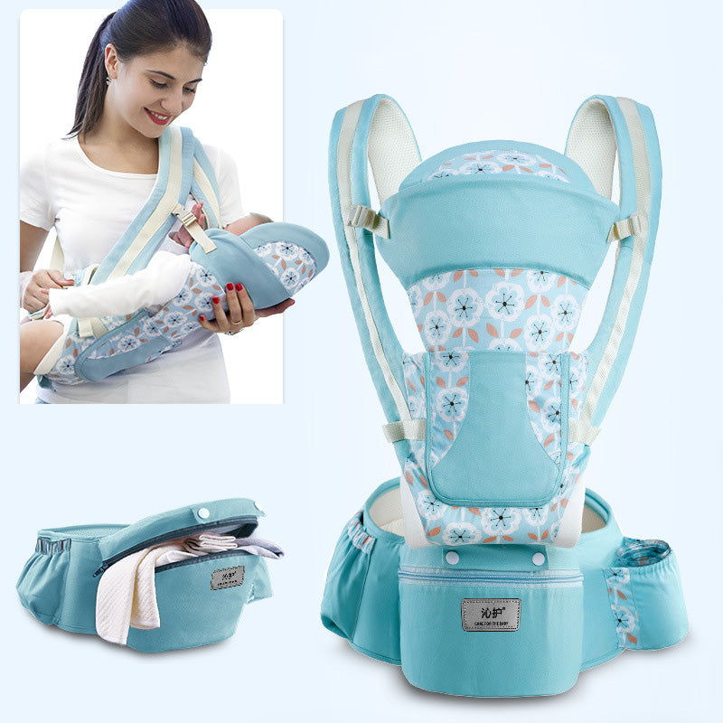 3-in-1 Ergonomic Baby Carrier with Hip Seat – 0 to 48 Months