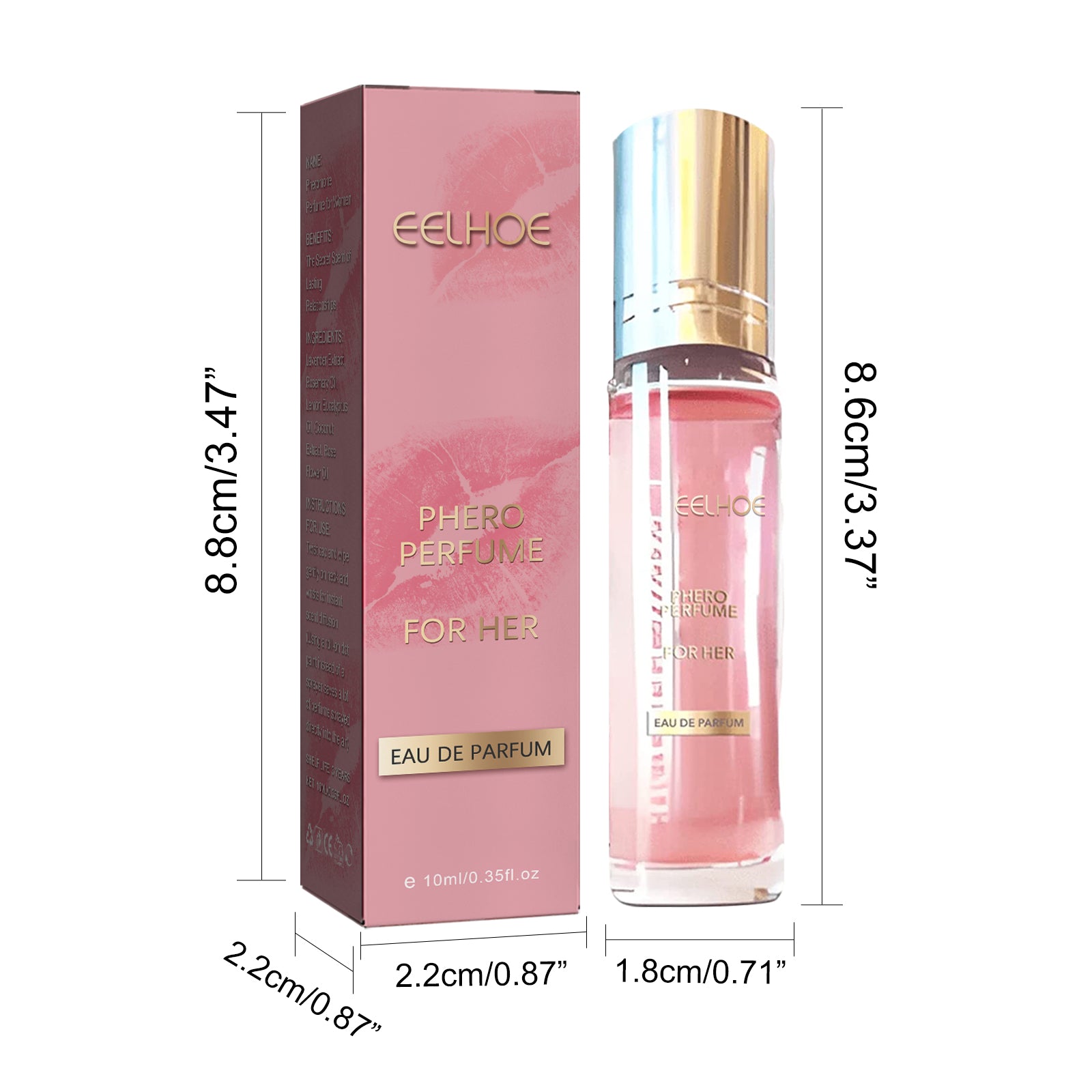 EELHOE Natural Floral Niche Perfume | Lavender & Rosehip Eau De Toilette for Women