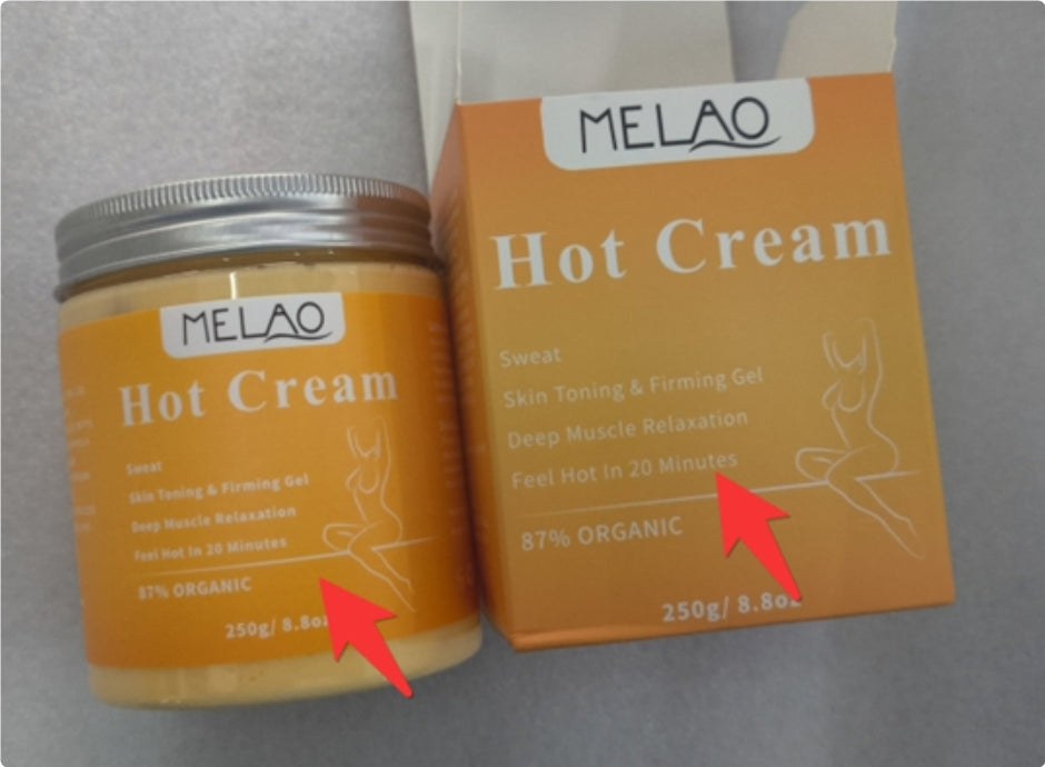 Fat Burner Anti-Cellulite Hot Cream | Slimming Body Gel with Natural Ingredients