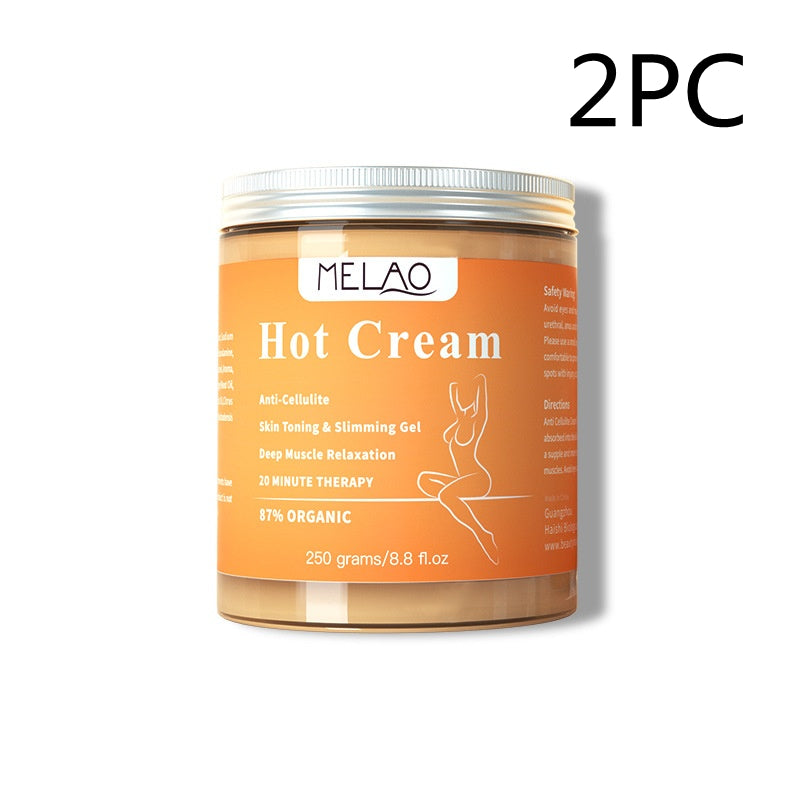 Fat Burner Anti-Cellulite Hot Cream | Slimming Body Gel with Natural Ingredients