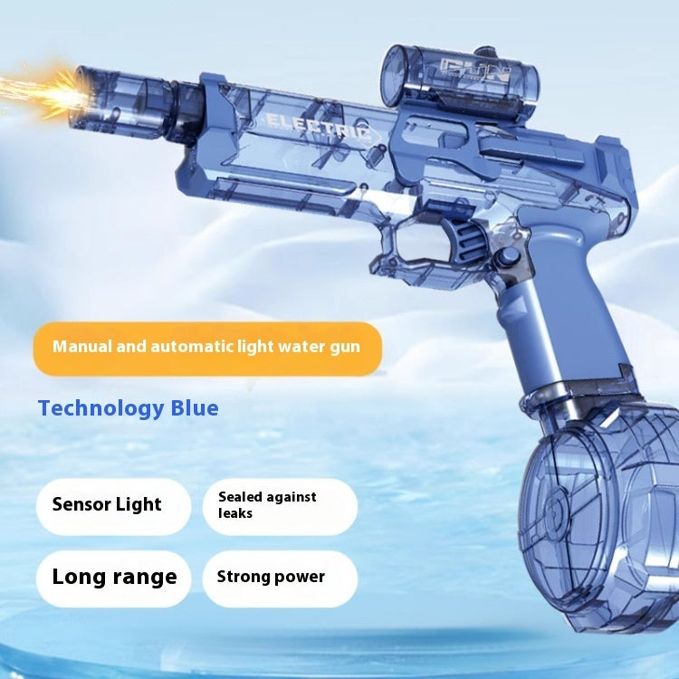 Fire Rat Electric Water Pistol | Full-Auto Light-Up Water Gun for Kids