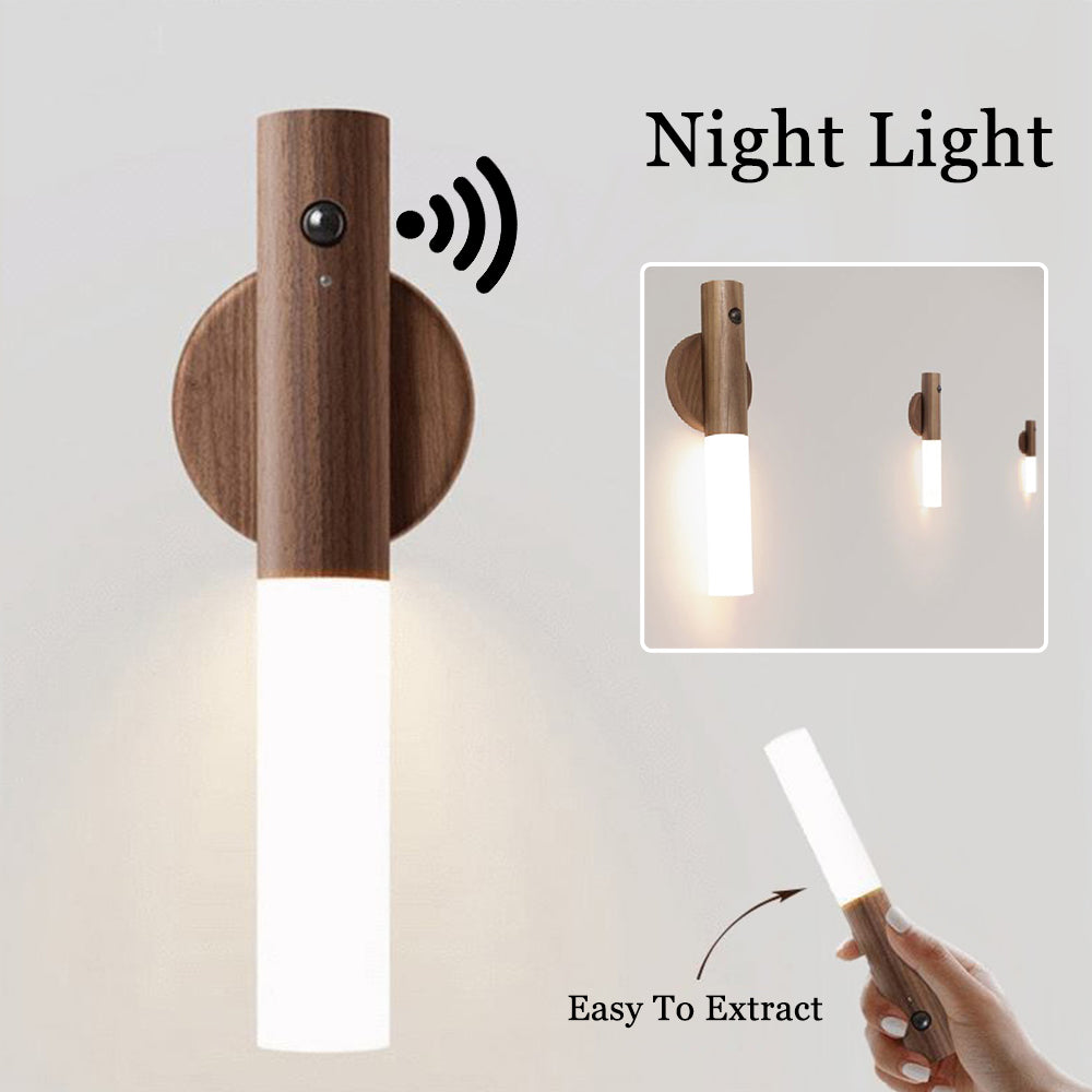 Auto LED Motion Sensor Night Light | USB Magnetic Wireless Wall Lamp