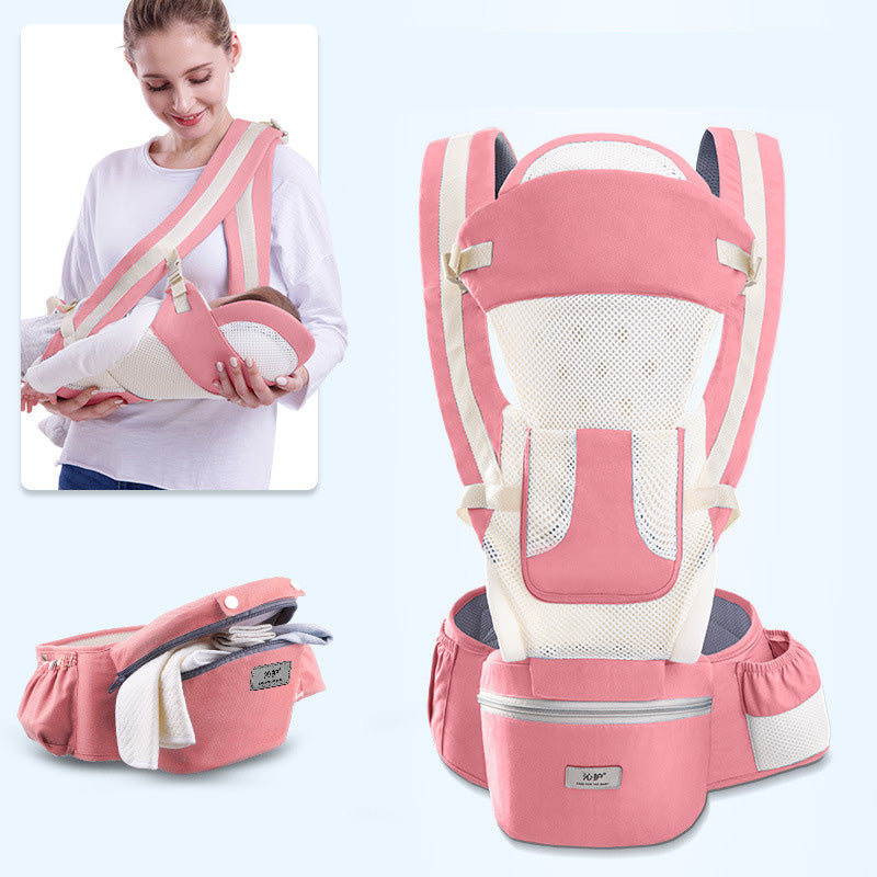3-in-1 Ergonomic Baby Carrier with Hip Seat – 0 to 48 Months