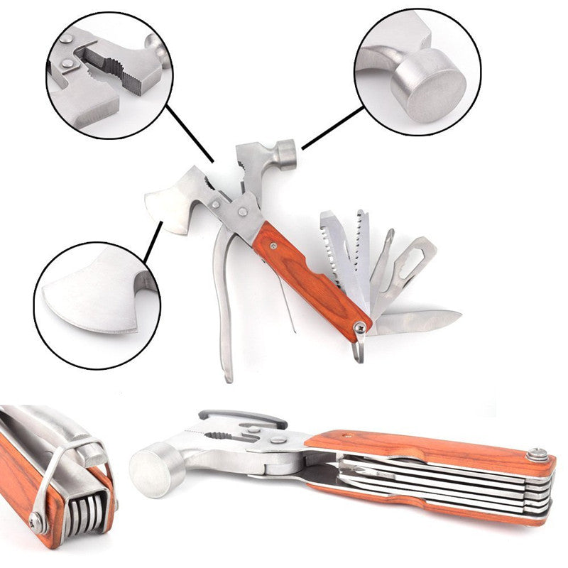 11-in-1 Multi-Purpose Outdoor Camping Pliers Tool