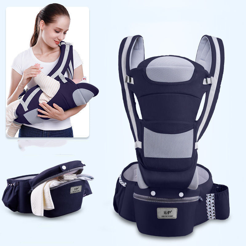3-in-1 Ergonomic Baby Carrier with Hip Seat – 0 to 48 Months