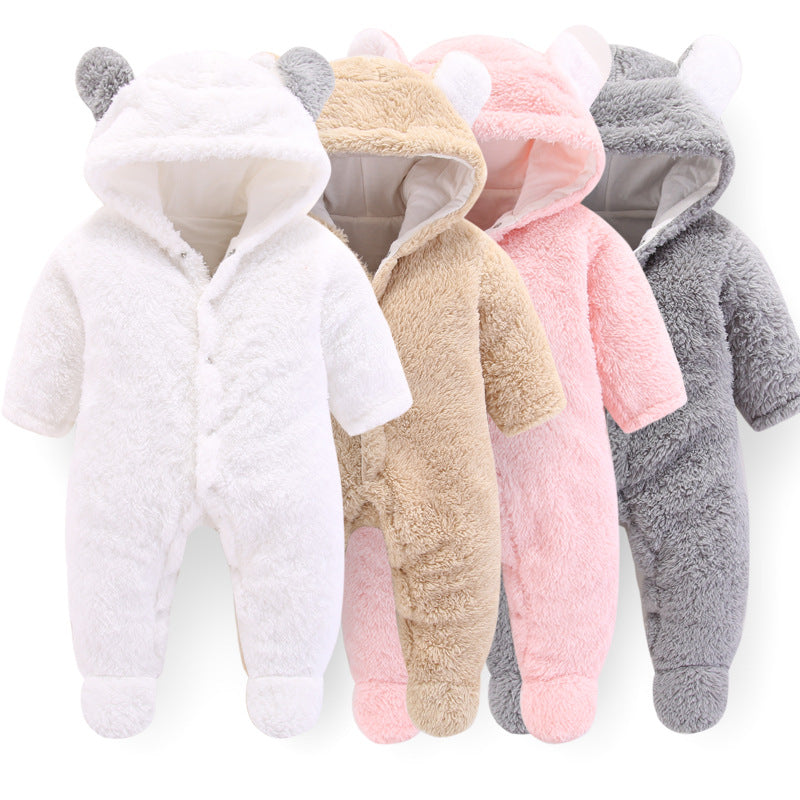 Baby Romper Jumpsuit – Newborn to 12 Months (4 Colors, 4 Sizes)