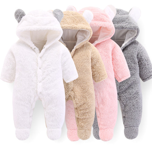 Baby Romper Jumpsuit – Newborn to 12 Months (4 Colors, 4 Sizes)