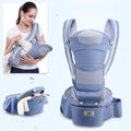 3-in-1 Ergonomic Baby Carrier with Hip Seat – 0 to 48 Months