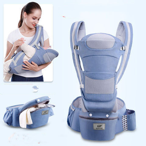 3-in-1 Ergonomic Baby Carrier with Hip Seat – 0 to 48 Months