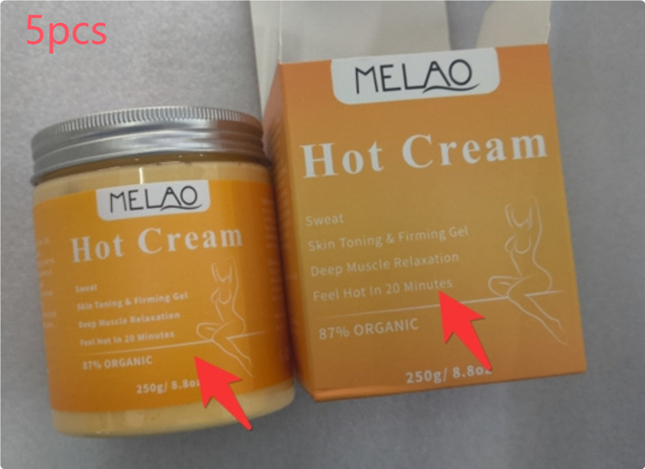 Fat Burner Anti-Cellulite Hot Cream | Slimming Body Gel with Natural Ingredients