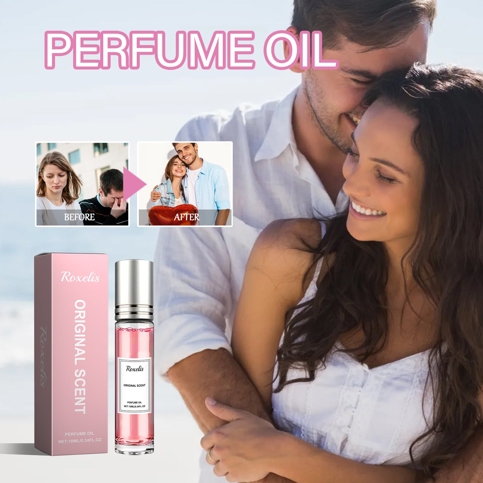 Pheromone Rose Perfume | Floral Niche Fragrance with Jasmine & Pomegranate 10ml