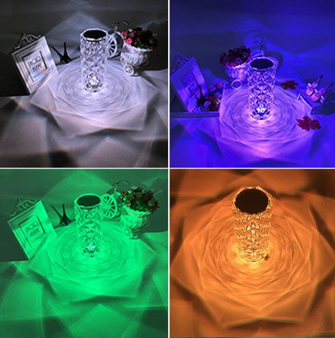Crystal Diamond LED Table Lamp