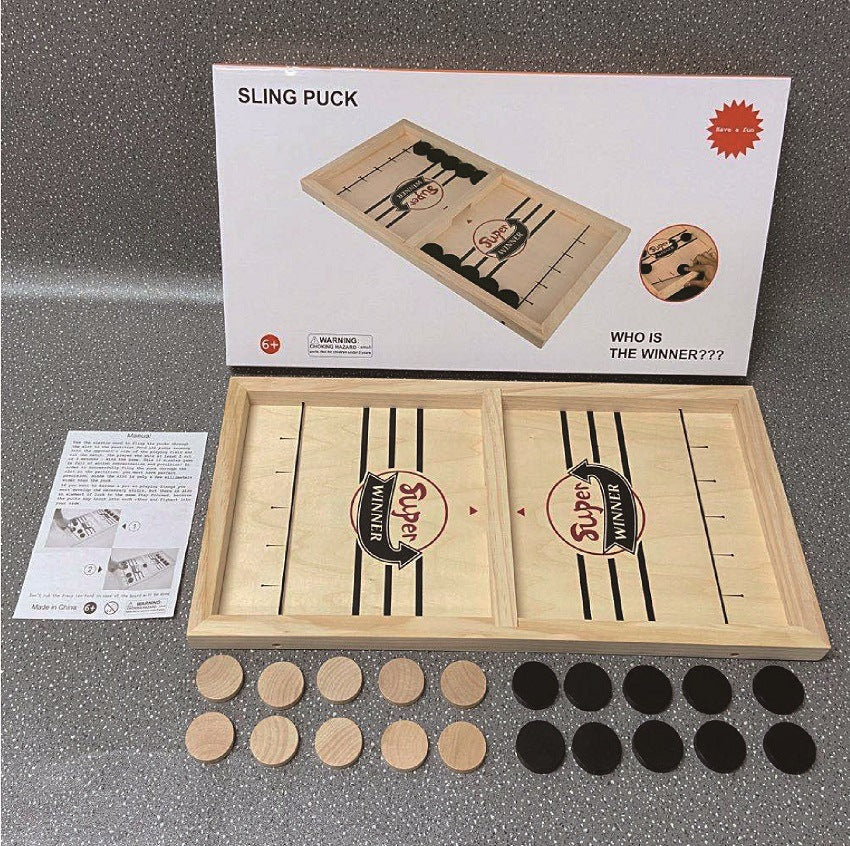 Wooden Chess & Board Game Set | Parent-Child Interactive Educational Toy