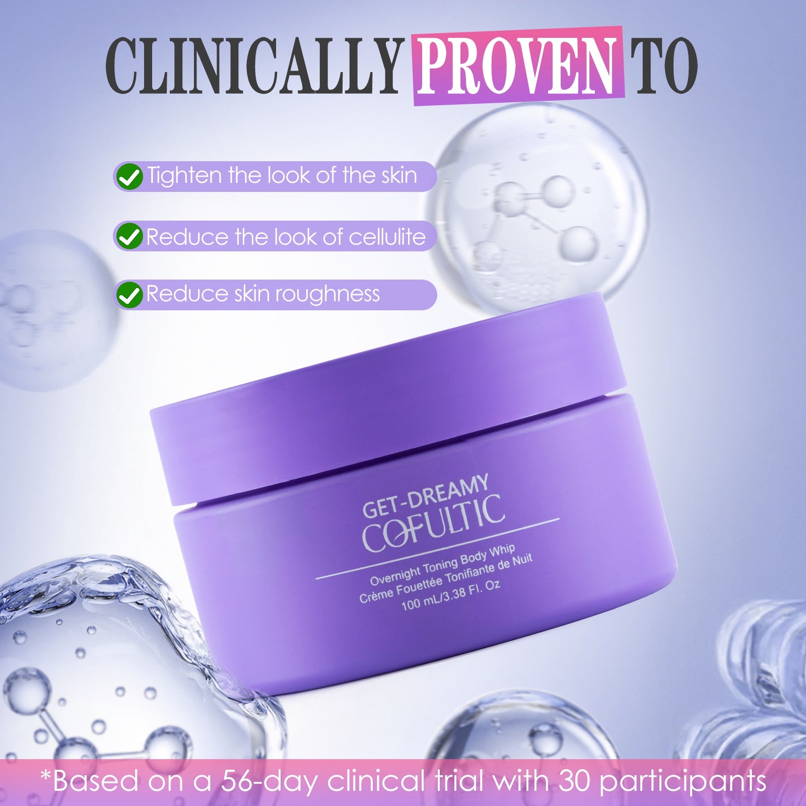 Cofultic Night Sleep Tightening Cream | Overnight Firming & Anti-Wrinkle Body Cream