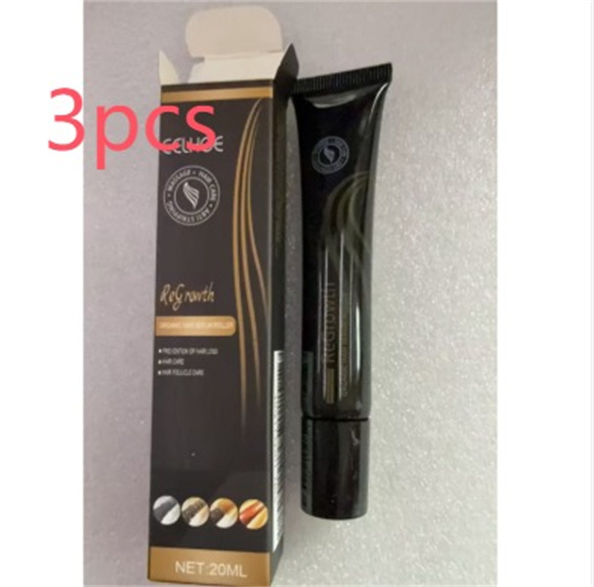Organic Hair Serum Roller Set | Anti Hair Loss Scalp Nourishing Treatment