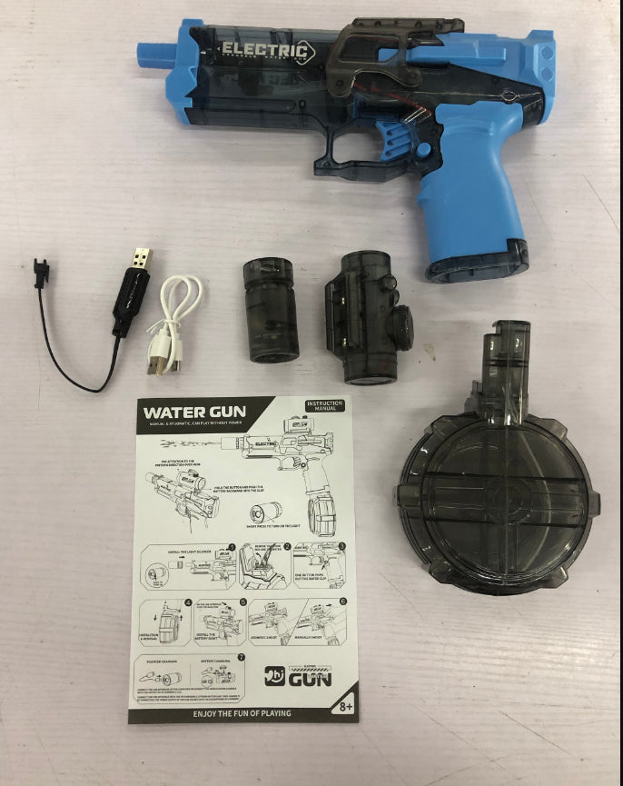 Fire Rat Electric Water Pistol | Full-Auto Light-Up Water Gun for Kids