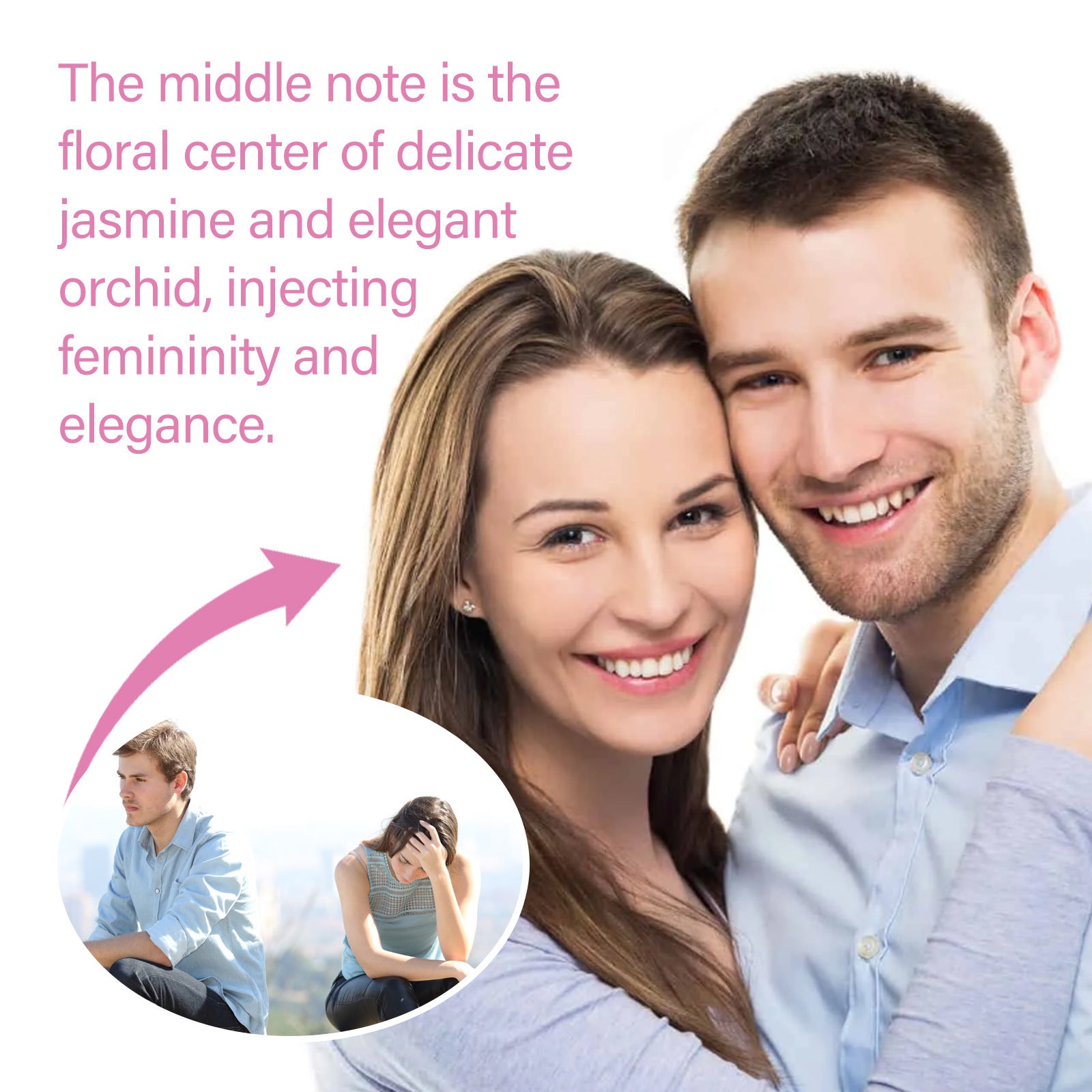 Pheromone Rose Perfume | Floral Niche Fragrance with Jasmine & Pomegranate 10ml