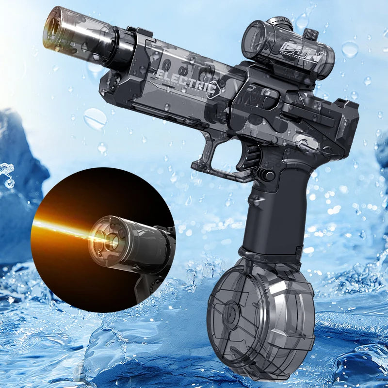 Fire Rat Electric Water Pistol | Full-Auto Light-Up Water Gun for Kids